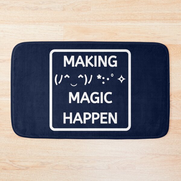 Item preview, Text Emoji Making Magic Happen White designed and sold by SpiffyD.