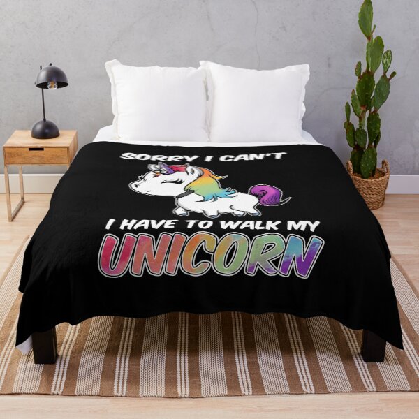 Item preview, Sorry I Can't I Have To Walk My Unicorn Majestic designed and sold by perfectpresents.