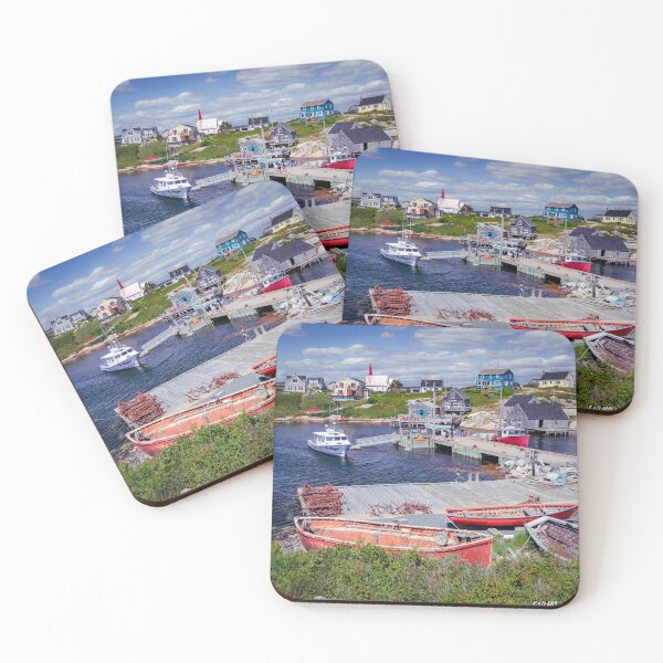 Item preview, Old  Fishing Boats at Peggys Cove designed and sold by kenmo.