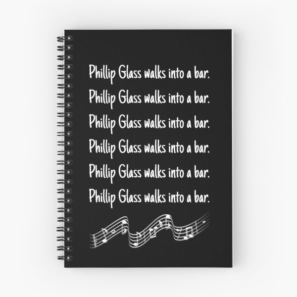 Item preview, Phillip Glass walks into a bar designed and sold by Tdork.