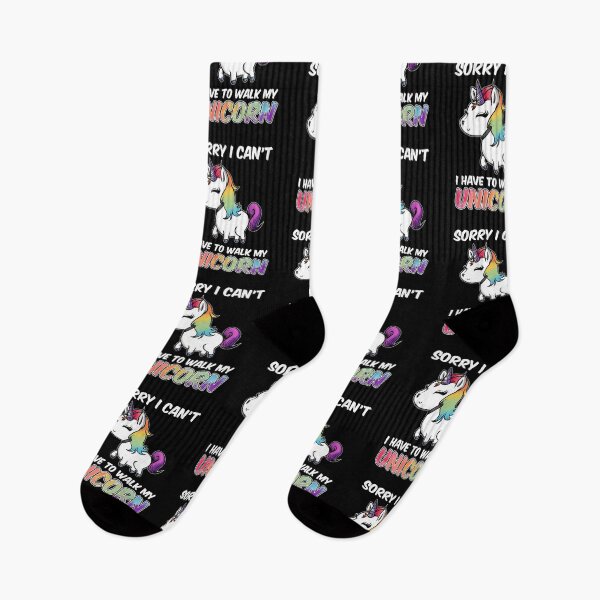 Item preview, Sorry I Can't I Have To Walk My Unicorn Majestic designed and sold by perfectpresents.