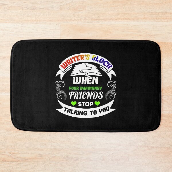 Item preview, Funny Writer's Block and Imaginary Friends Author designed and sold by perfectpresents.