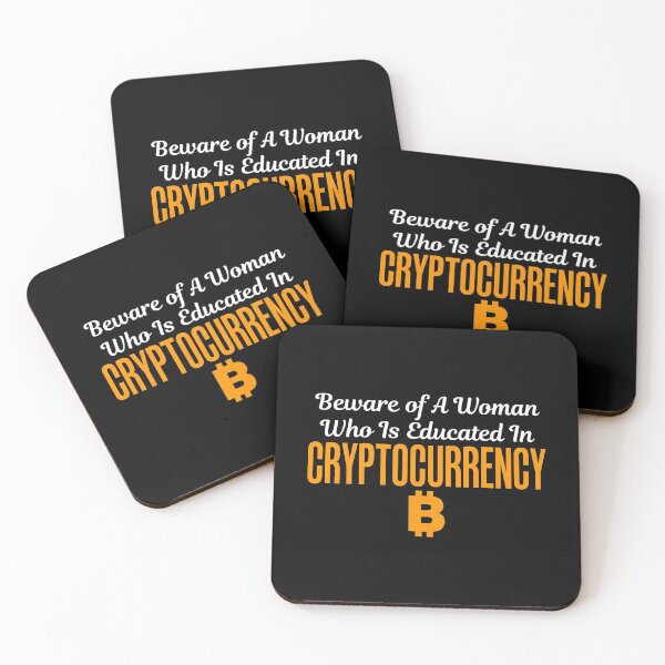 Item preview, Beware of A Woman Who Is Educated Cryptocurrency designed and sold by perfectpresents.