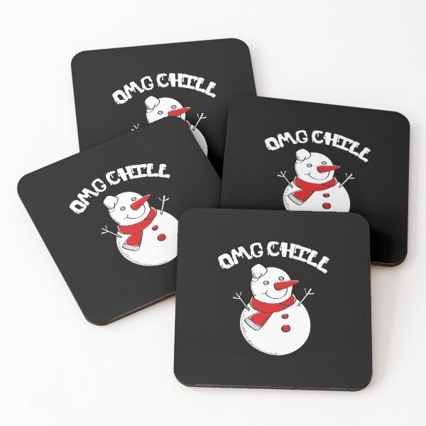 Item preview, OMG Chill Awesome Christmas Snowman Funny Pun designed and sold by perfectpresents.