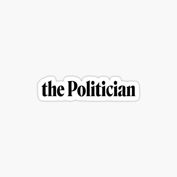 The Politician logo Sticker