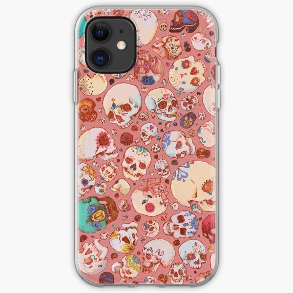 Skull Doodles iPhone Soft Case