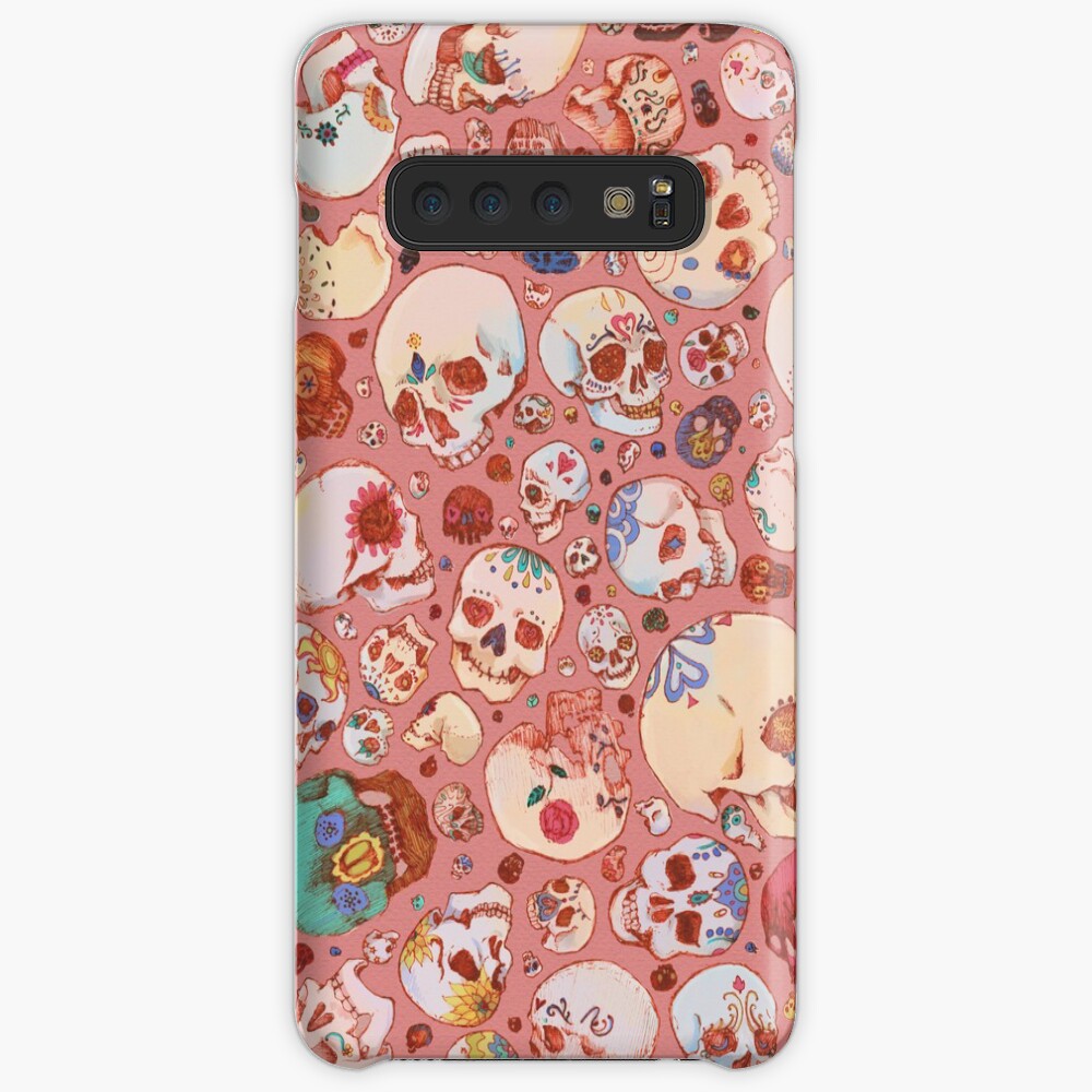 Skull Doodles Case & Skin for Samsung Galaxy