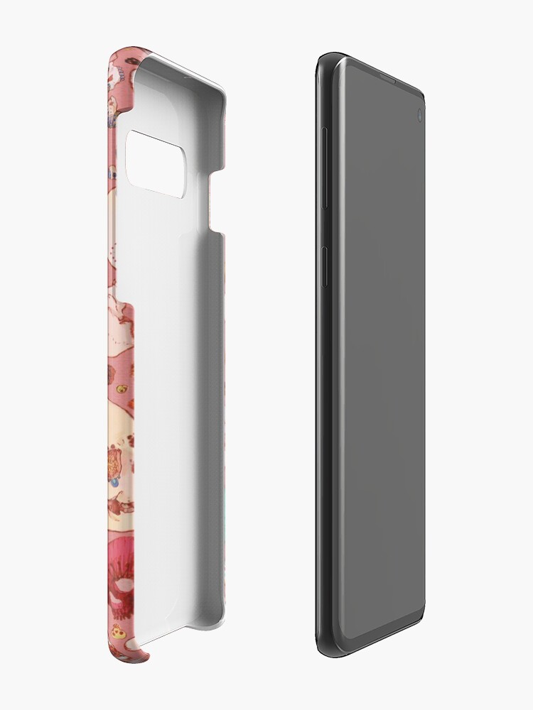 Alternate view of Skull Doodles Case & Skin for Samsung Galaxy
