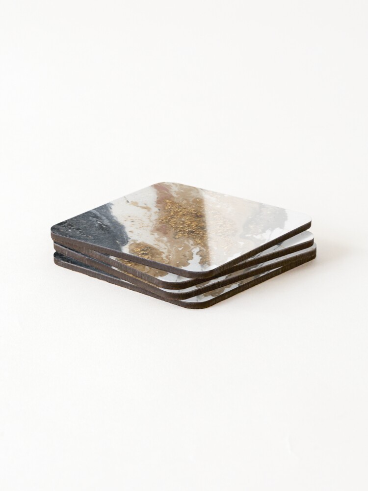 Thumbnail 4 of 5, Coasters (Set of 4), Marble designed and sold by Rachac01.
