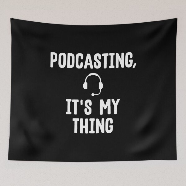 Item preview, Cute Podcasting, It's My Thing Podcast Addicts designed and sold by perfectpresents.