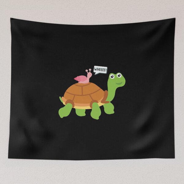 Item preview, Wheee! Snail Riding on Turtle Adorable Animal designed and sold by perfectpresents.