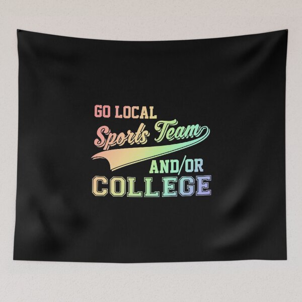 Item preview, Go Local Sports Team & College Soft Rainbow designed and sold by perfectpresents.