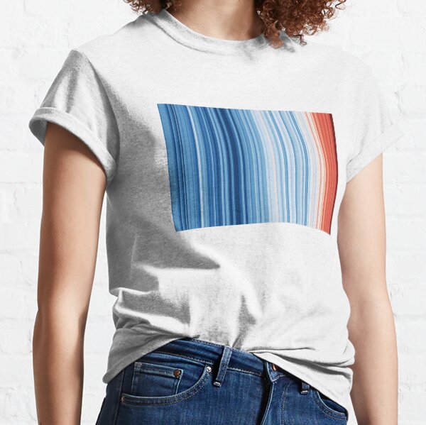 Item preview, Climate Warming Stripes 1850-2019 designed and sold by solid-merch.