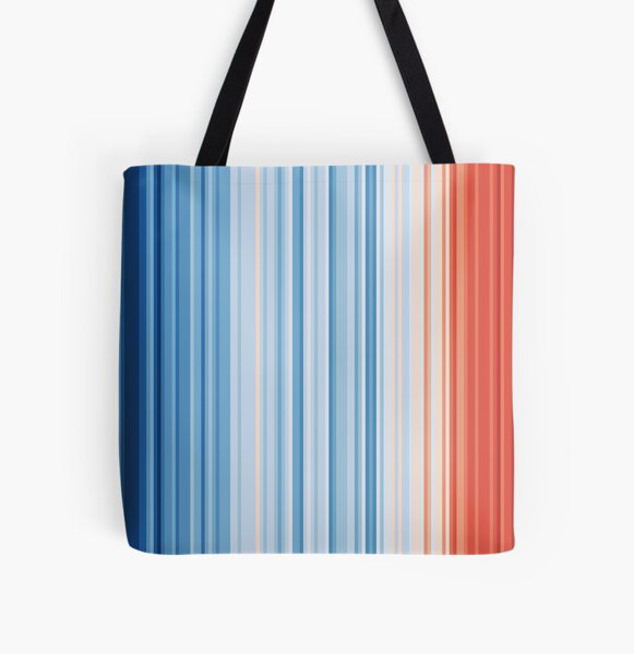 Aperçu de l'œuvre Rayures Réchauffement Climatique 1850-2019 créée et vendue par solid-merch.