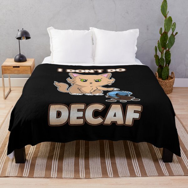 Item preview, Cute & Funny I Don't Do Decaf Adorable Kitten designed and sold by perfectpresents.