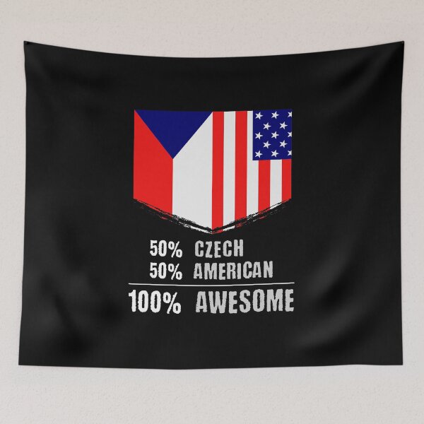 Item preview, 50% Czech 50% American 100% Awesome Immigrant designed and sold by perfectpresents.