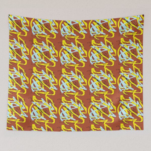 Item preview, brown yellow blue designed and sold by eliso silva.