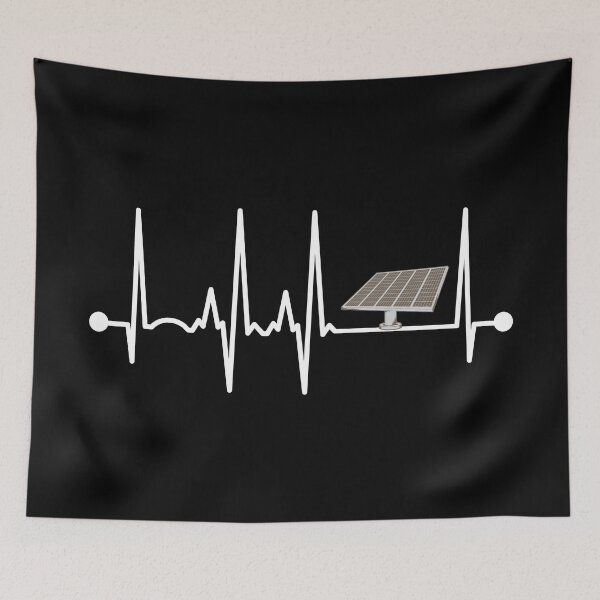 Item preview, Solar Power Heartbeat designed and sold by teesaurus.