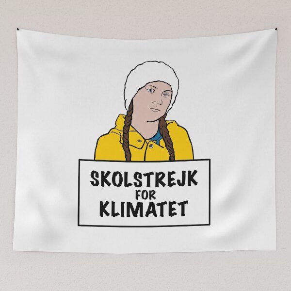 Item preview, Greta Thunberg - Skolstrejk for Klimatet - School Strike for Climate designed and sold by L.  E. Woodson.