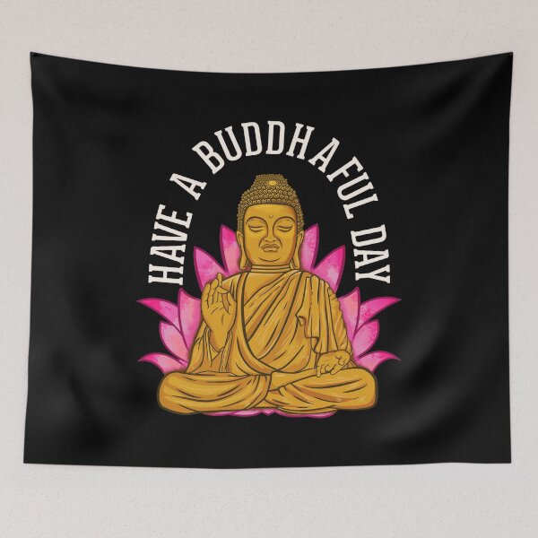 Item preview, Cute Have a Buddhaful Day Buddhist Meditating designed and sold by perfectpresents.