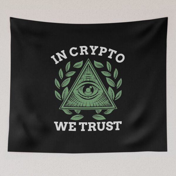 Item preview, In Crypto We Trust Bitcoin Cryptocurrency Trading designed and sold by perfectpresents.