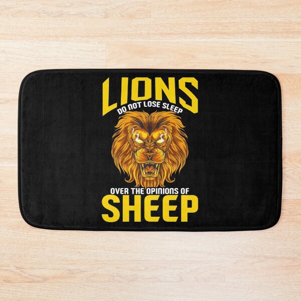 Item preview, Lions Do Not Lose Sleep Over The Opinions Of Sheep designed and sold by perfectpresents.
