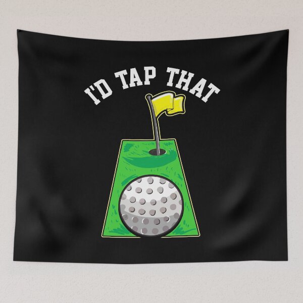 Item preview, Funny I'd Tap That Golfing Putting Cute Golfer Pun designed and sold by perfectpresents.