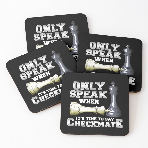 Item preview, Only Speak When It's Time To Say Checkmate Chess designed and sold by perfectpresents.