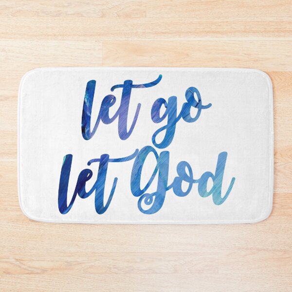 Artikelvorschau, LASSEN SIE UNS LASSEN SIE GOTT (BLAU) entworfen und verkauft von christikdesigns.