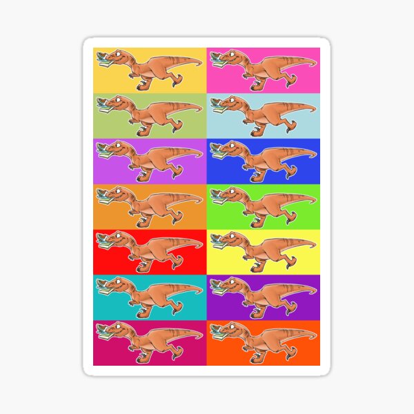Raptor Rainbow! Sticker