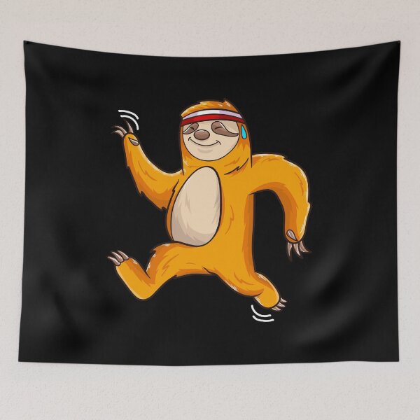 Item preview, Funny Sloth Running & Sweating Headband Athlete designed and sold by perfectpresents.
