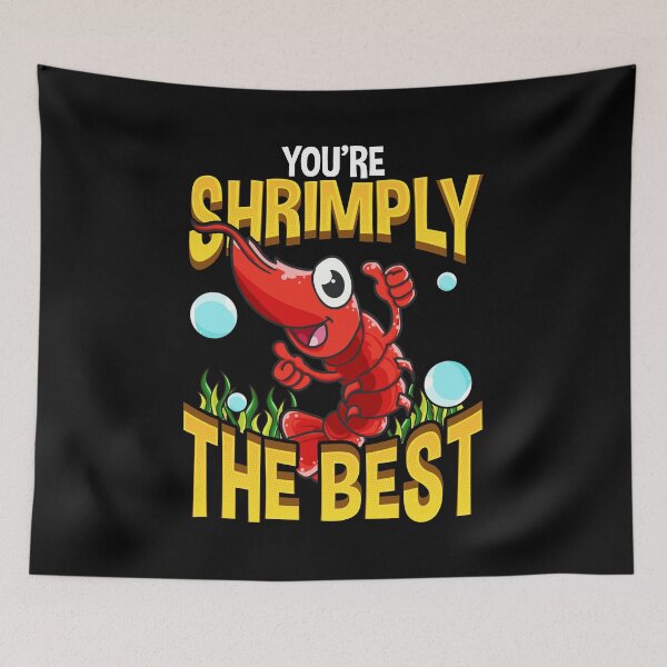 Item preview, Cute & Funny You're Shrimply The Best Shrimp Pun designed and sold by perfectpresents.