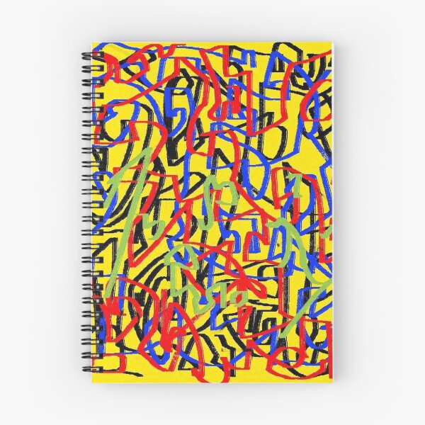 Item preview, laberinto yellow multicolor designed and sold by eliso silva.