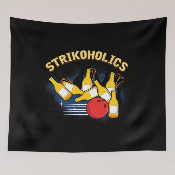 Item preview, Funny Strike Expert Bowling Strikoholics Bowler designed and sold by perfectpresents.