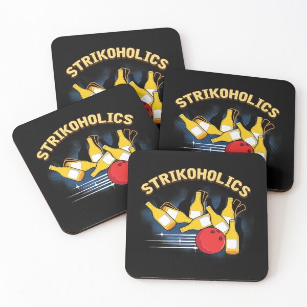 Item preview, Funny Strike Expert Bowling Strikoholics Bowler designed and sold by perfectpresents.