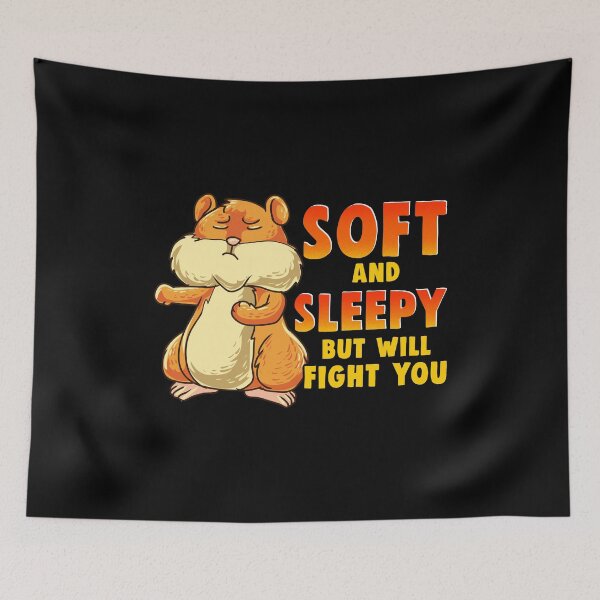 Item preview, Cute Soft And Sleepy But Will Fight You Hamster designed and sold by perfectpresents.