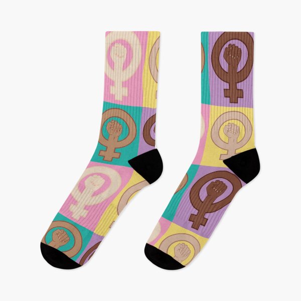 Item preview, Feminist Fists pop art  designed and sold by mrskittenpants.