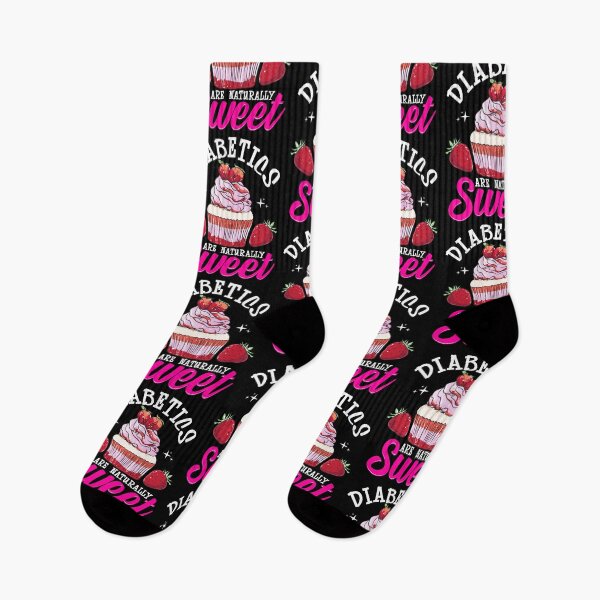 Item preview, Funny Diabetics Are Naturally Sweet Diabetes Pun designed and sold by perfectpresents.