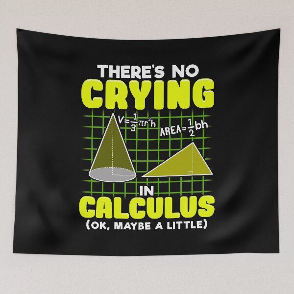Item preview, There's No Crying In Calculus (Ok, Maybe a Little) designed and sold by perfectpresents.