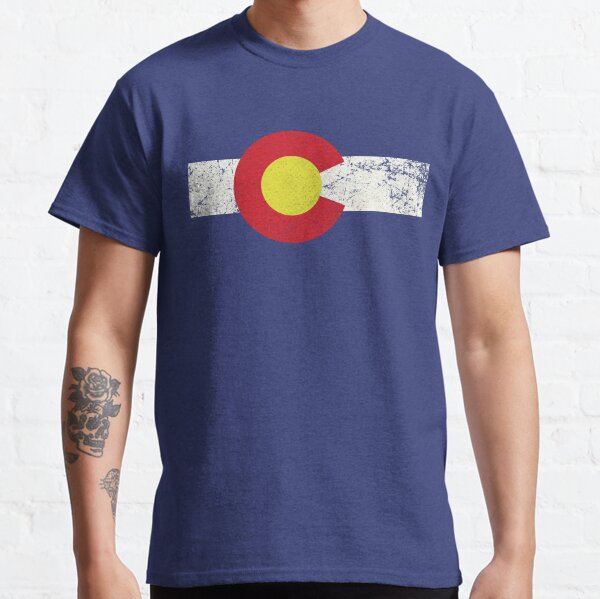 colorado flag vintage Classic T-Shirt