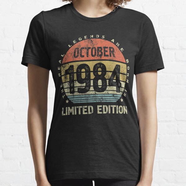 35th Birthday Present Gift Year 1984 Still Fabulous Womens V Neck Womens TShirt