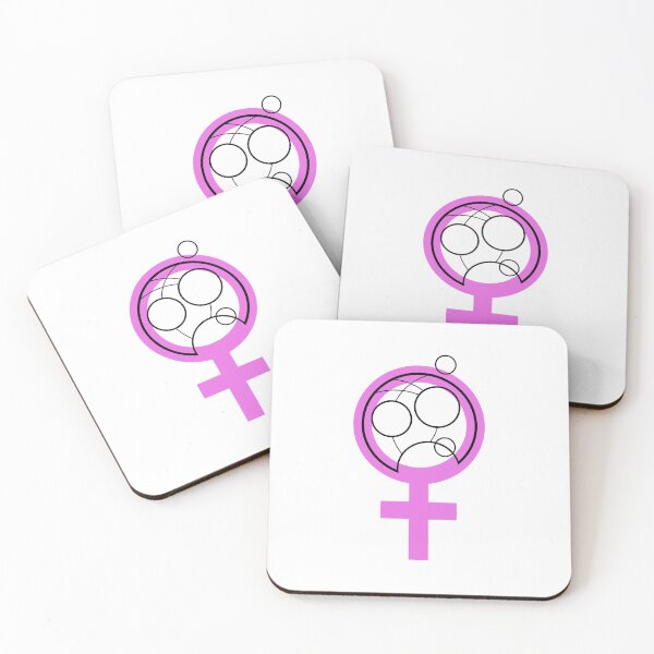 Item preview, Gallifreyan circular: mujer, con el símbolo de Venus designed and sold by FireLemur.