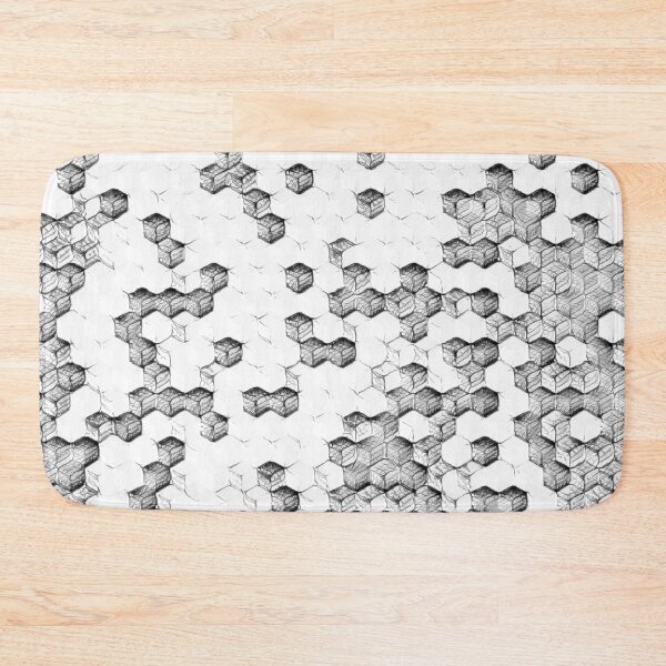 Item preview, Pixelated black and white designed and sold by Trendature Online .
