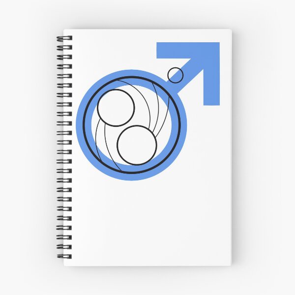 Item preview, Circular Gallifreyan: Man, with Mars symbol designed and sold by FireLemur.