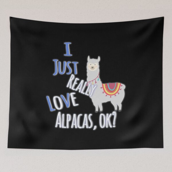 Item preview, Cute & Funny I Just Really Love Alpacas, OK? designed and sold by perfectpresents.