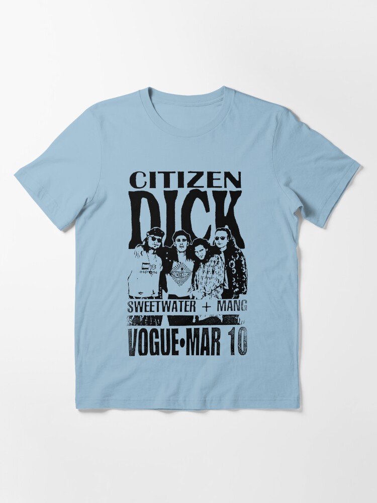 Alternate view of Faded Citizen Dick Concert Flyer Essential T-Shirt