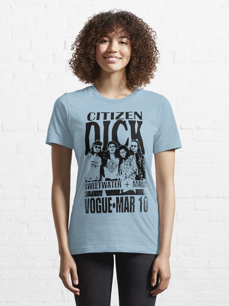Alternate view of Faded Citizen Dick Concert Flyer Essential T-Shirt