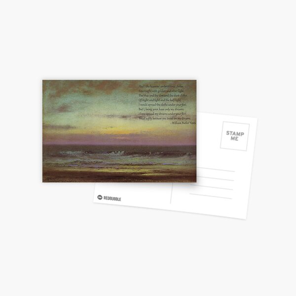 Item preview, William Butler Yeats, Aedh Wishes for the Cloths of Heaven designed and sold by picsoncotton.
