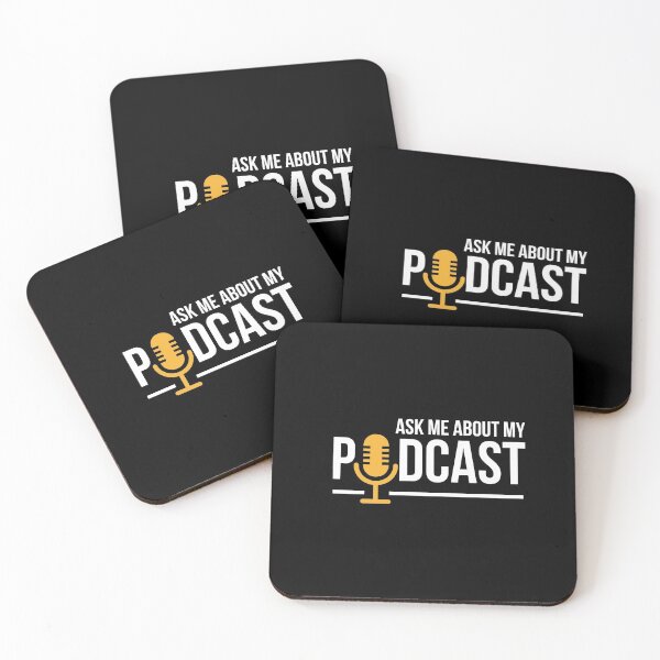 Item preview, Pregúntame acerca de mi podcast Cute Podcasters designed and sold by perfectpresents.