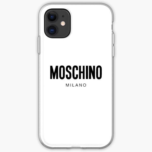 Moschino Milano Merchandise iPhone Soft Case